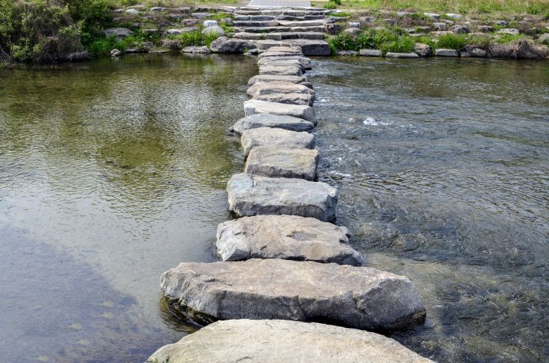 Stepping Stones Installation